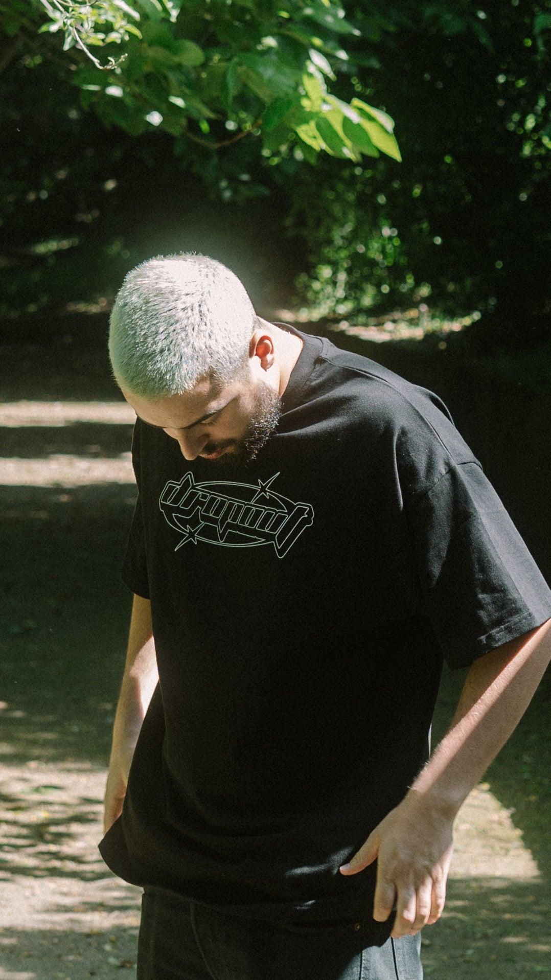 Oval Logo Tee - Black