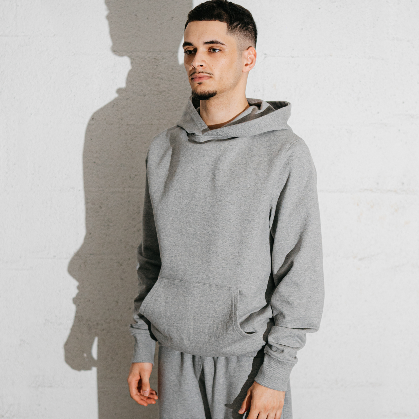Cement Gray Regular Hoodie