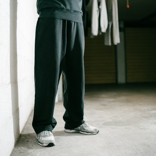 Graphite Black Relaxed Sweatpants