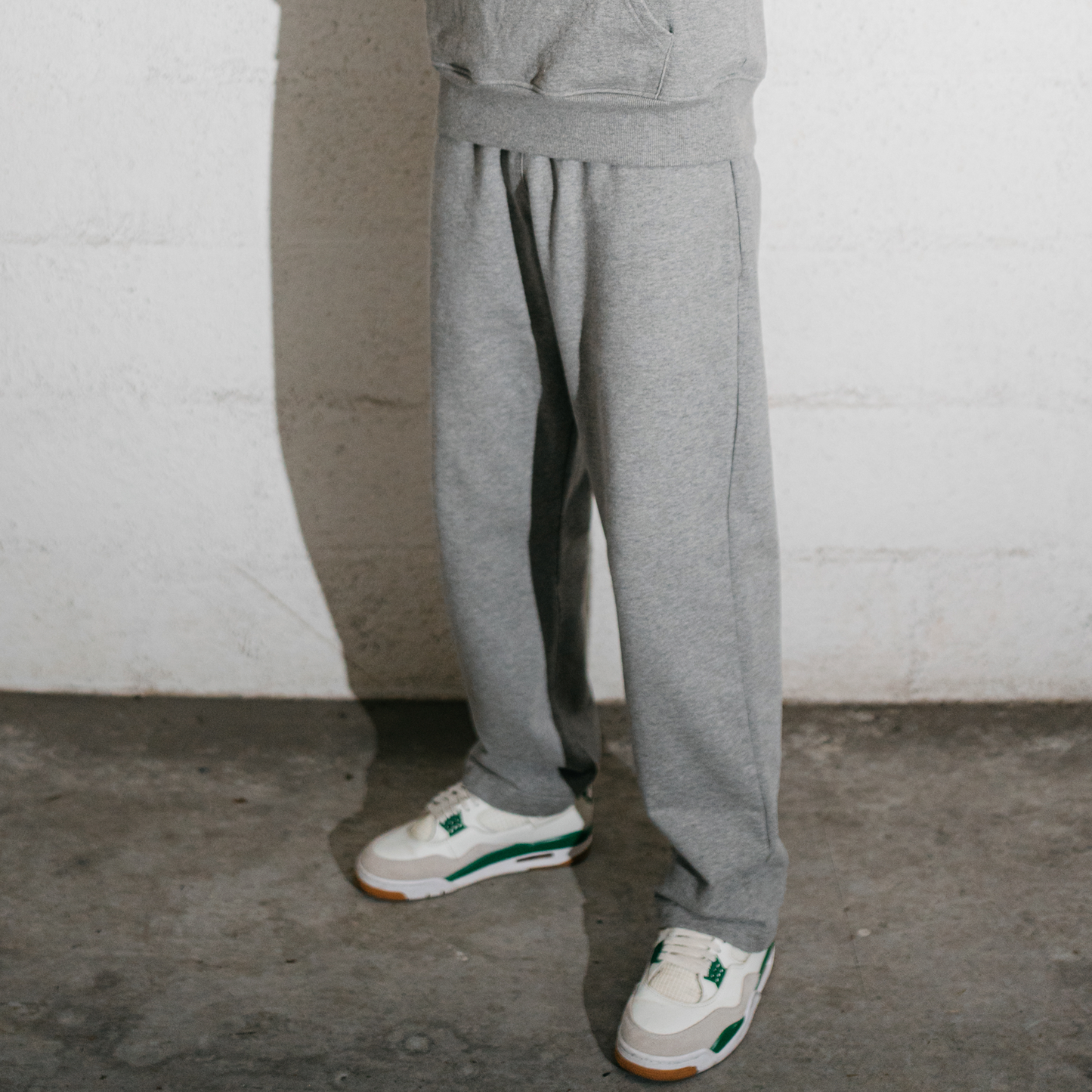 Cement Gray Relaxed Sweatpants
