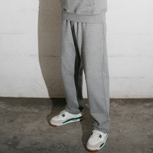 Cement Gray Relaxed Sweatpants